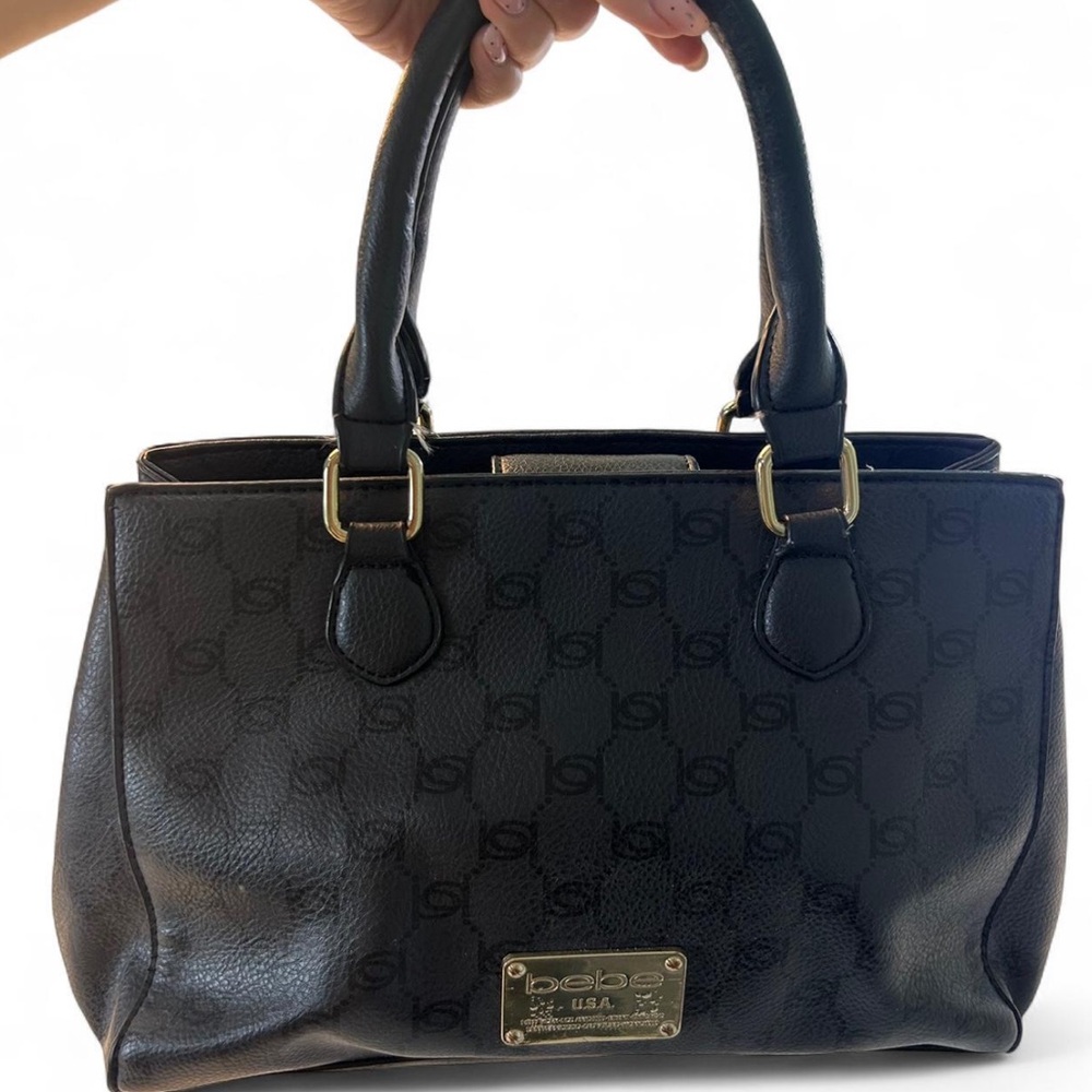 Bebe Black Purse / Bag with Logo